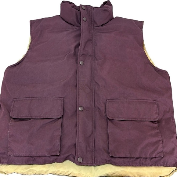 Cabela’s Premier Northern Goose Down Plum Puffer Vest 2XL Tall Outdoor Hunting - Picture 1 of 15
